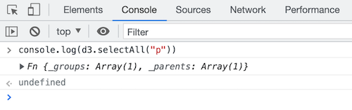 JS console