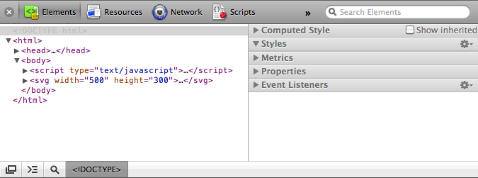 Safari’s web inspector